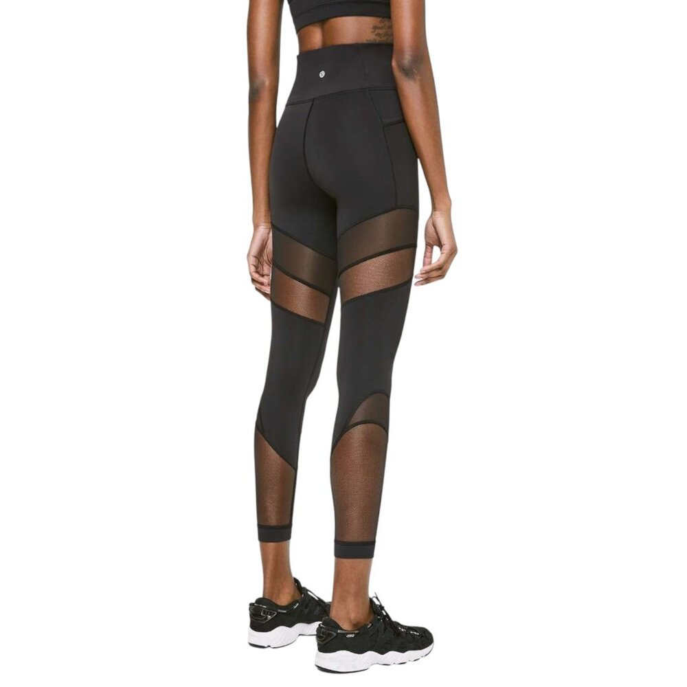 Lululemon Forget The Sweat Tight *25" Black (First Release) Sz 8